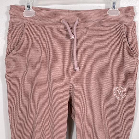 🌸Zara pink thermal jogger style pants size medium - Picture 2 of 9